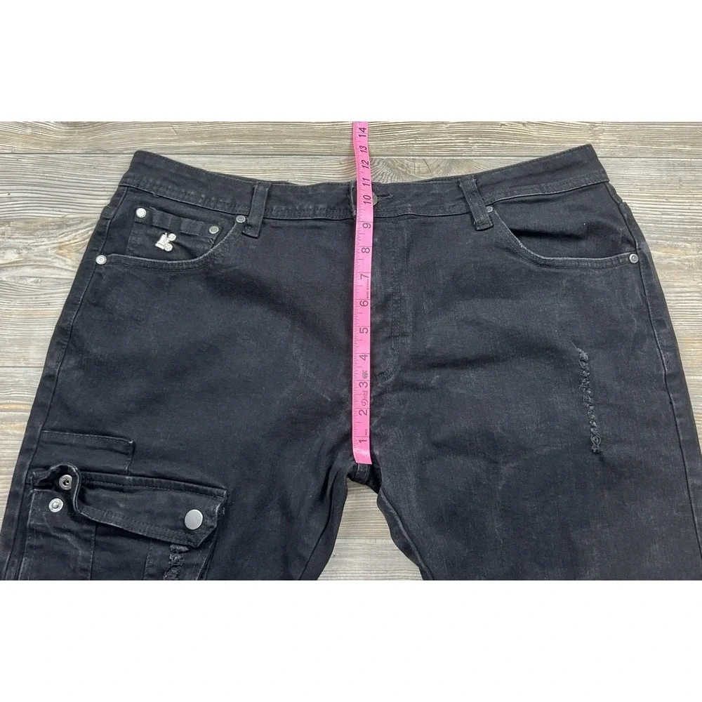 Grindhouse Men's Jeans Size 38/32 Street Wear Punk Grunge‎ Tactical Pockets Y2K